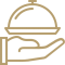 meal Gastronomie Icon gold